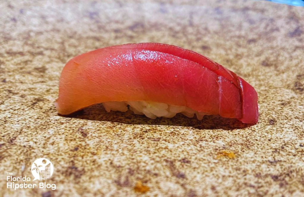 A dish from Sushi Sho Rexley in Tampa, Florida. Sushi Sho Rexley offers several omakase menu options. Keep reading for more places to get the best sushi in Tampa, Florida. 