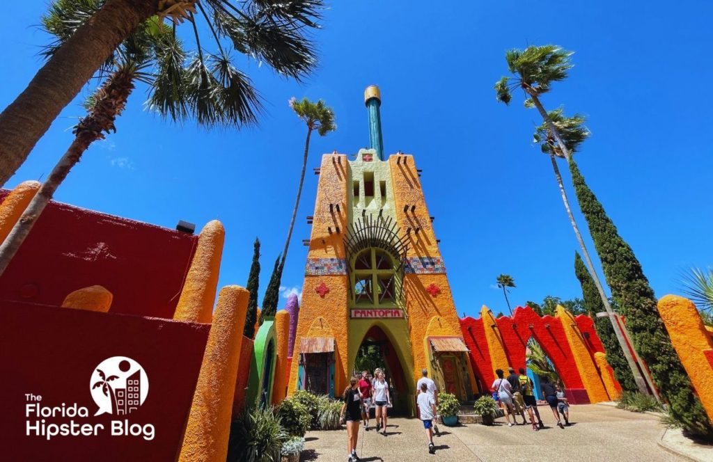 Things to do in Tampa Bay, Florida Busch Gardens Pantopia Area with Falcon’s Fury. Keep reading to get the best lunch in Tampa, Florida recommendations.