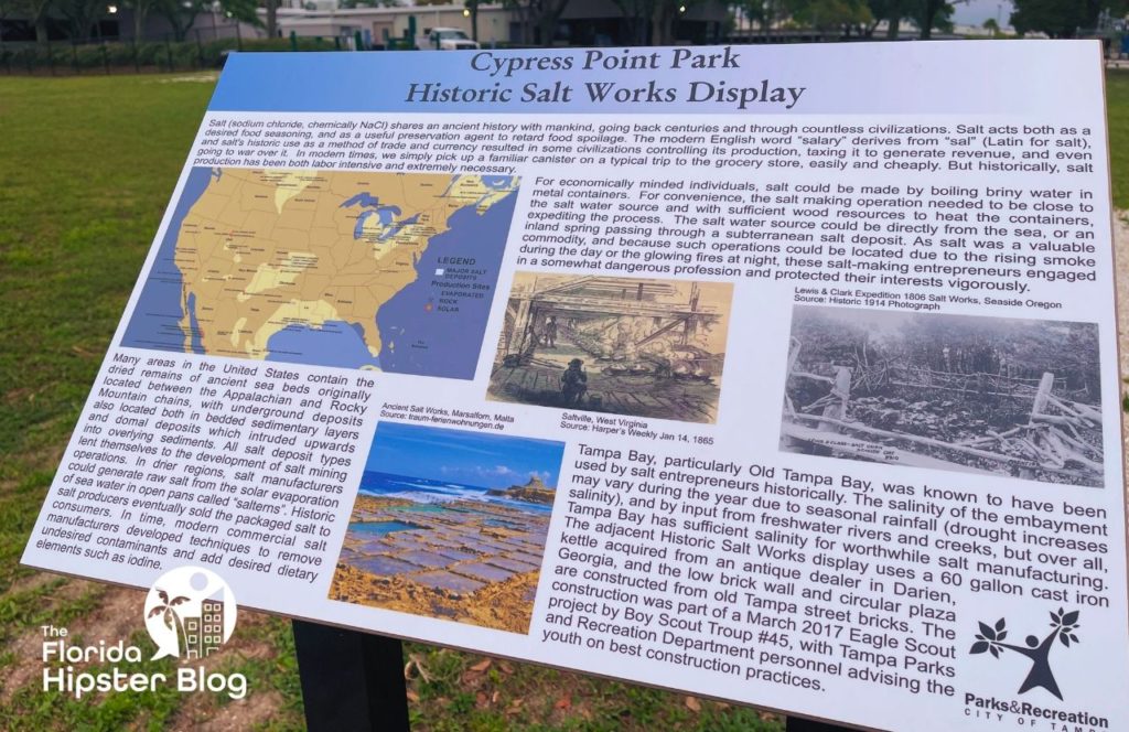 Things to do in Tampa Bay, Florida Cypress Point Beach Park on Cloudy Rainy and windy day. Keep reading to discover what to do in Tampa that is free. 