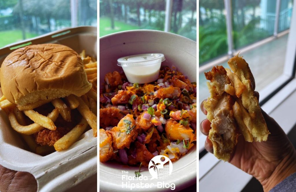 Things to do in Tampa Bay, Florida Daily Eats Diner Fried Chicken sandwich and loaded chicken salad. Keep reading to find out all you need to know about the best Tampa brunch spots.  