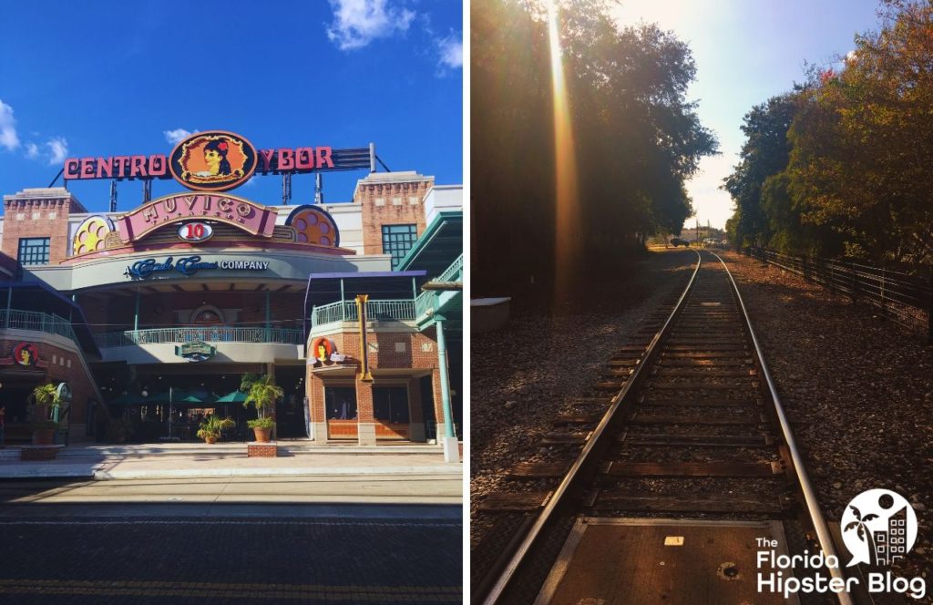 Ybor City and railway in Ybor City. Keep reading to discover what to do in Tampa that is free. 