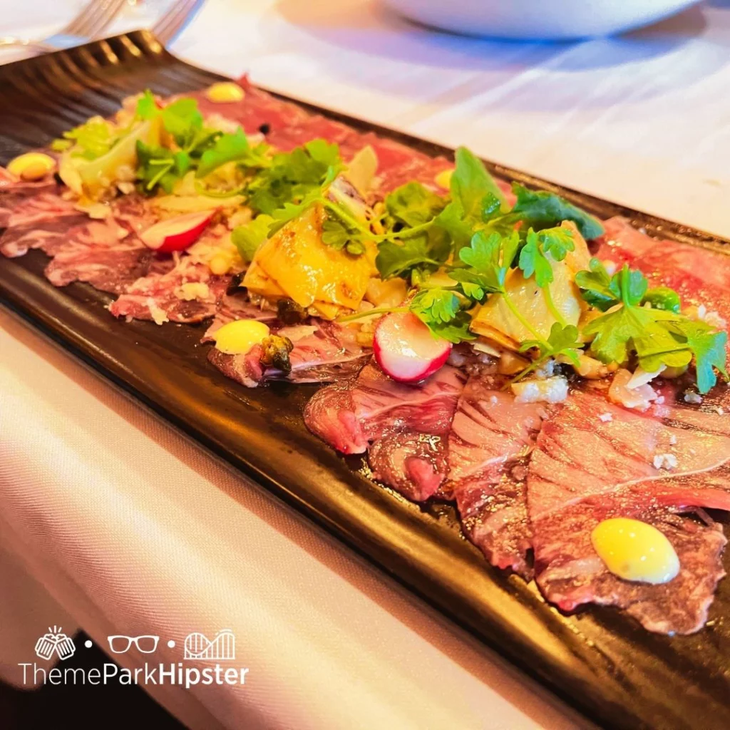 Yacht Club Resort Yachtsman Steakhouse Beef Carpaccio
