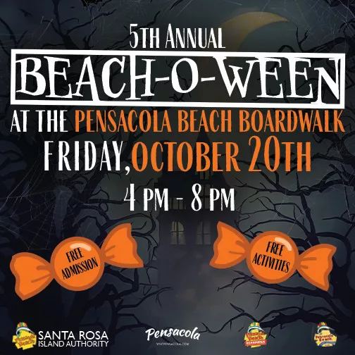 5th Annual Beach O Ween in Pensacola Florida. One of the best things to do in Florida for Halloween and Fall.
