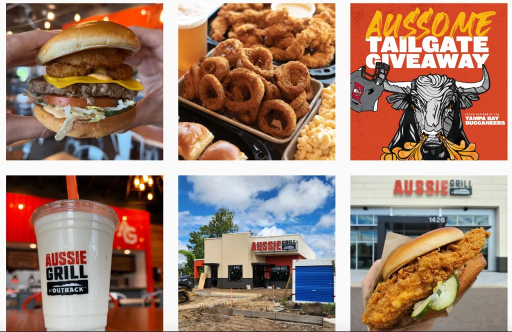 Best Restaurant in Brandon, Florida Aussie Grill Instagram Page. 