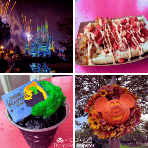 Fireworks and Food at Mickey Not So Scary Halloween Party. Keep reading to get the best things to do in Florida for Halloween and Fall!