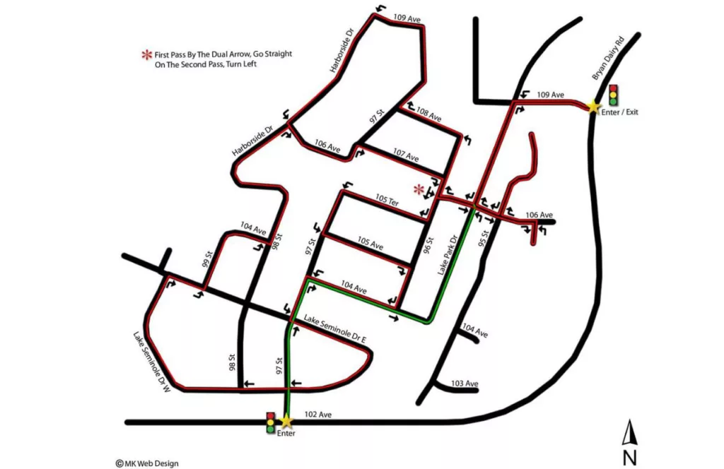 Map of Lights at Lake Park Keep reading Florida Hipster to get the best Christmas Lights in Tampa, Florida