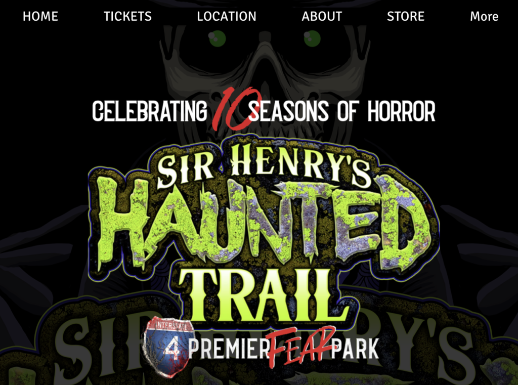 Sir Henry's Haunted Trail 10th Anniversary