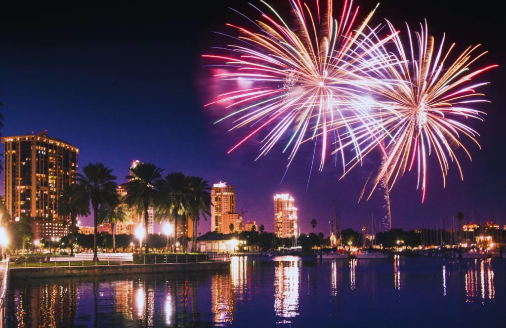 St. Petersburg Waterfront Lights and Display. Keep reading to get the best free things to do in St. Petersburg, Florida.