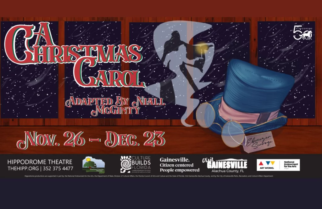 A Christmas Carol in Gainesville Hippodrome Theater. Keep reading for the best things to do in Gainesville for Christmas.