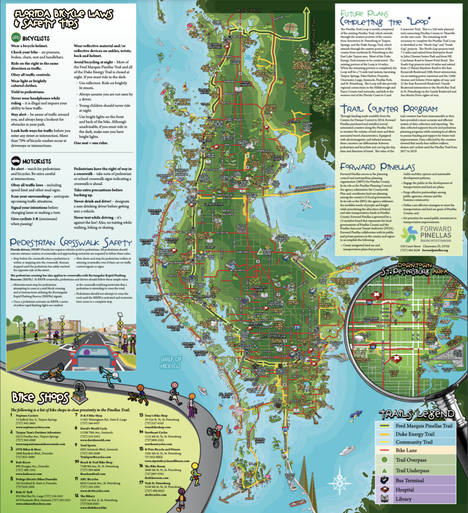 Fred Marquis Pinellas Trail Tarpon Springs Map and Tips. Keep reading to get the full guide to the best free things to do in Tampa. 