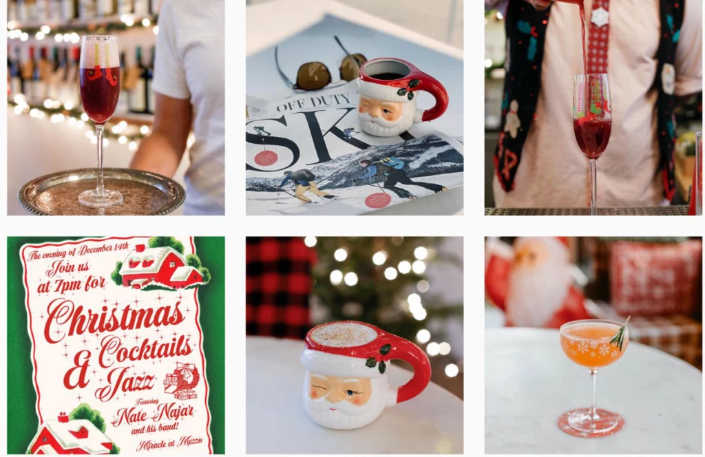 Holiday Cocktail Pop-Up Bar at Miracle At Mezzo for Christmas in Tampa