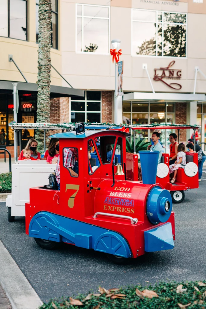 Light Up Tioga Express Train for the Holidays. Keep reading for the best things to do in Gainesville for Christmas. 