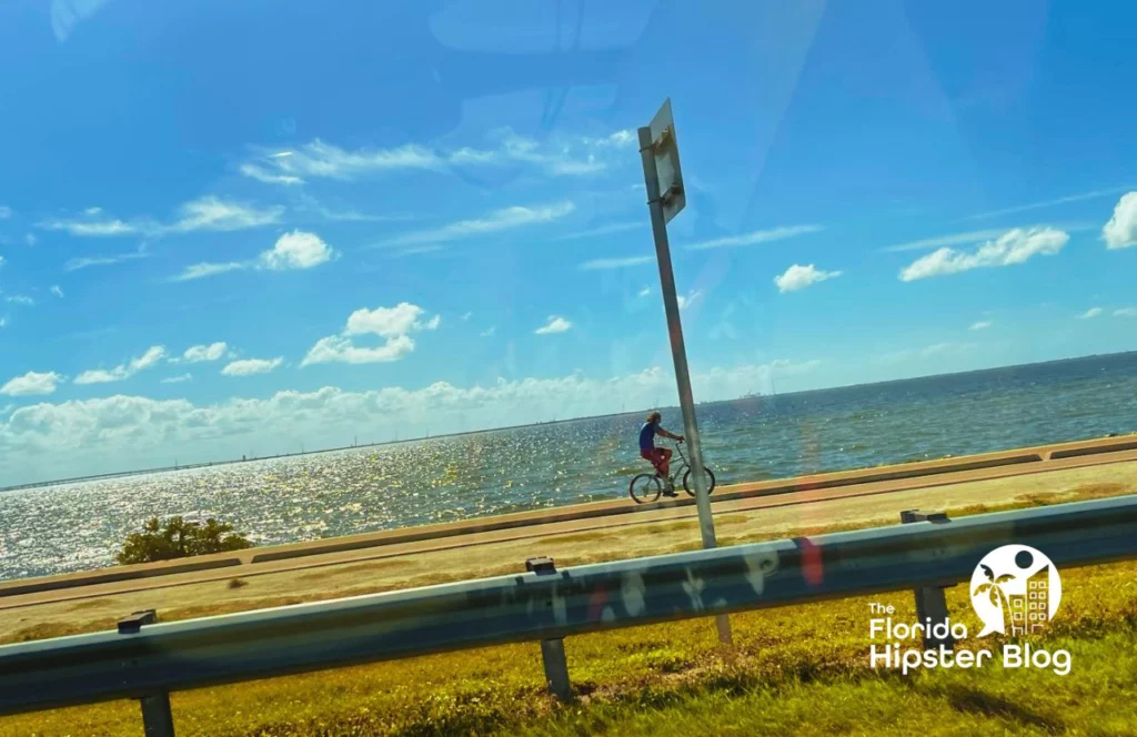 Ben T Davis Beach on Courtney Campbell Causeway. Keep reading to learn more of the best free things to do in Tampa.  