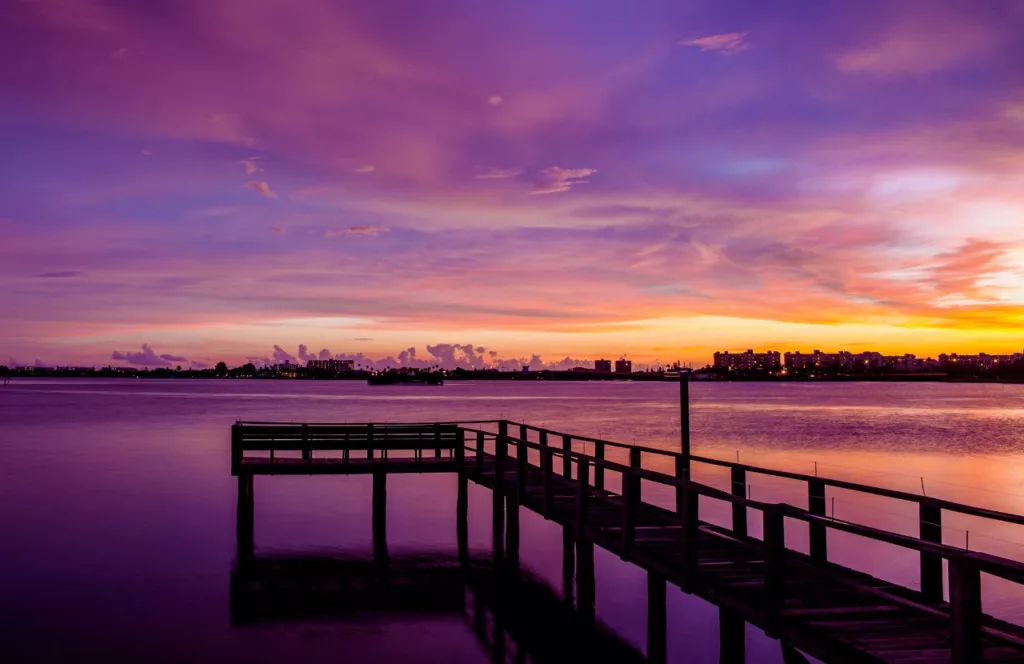Boca Ciega Bay. One of the best things to do in Treasure Island, Florida