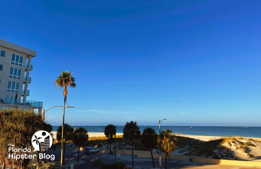 Clearwater Beach View from Avalon Hotel. Keep reading to find out all you need to know about shark watching in Florida. 