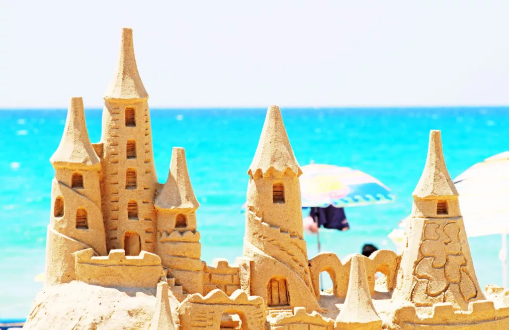 Sanding Ovations Sand Castle. One of the best things to do in Treasure Island, Florida