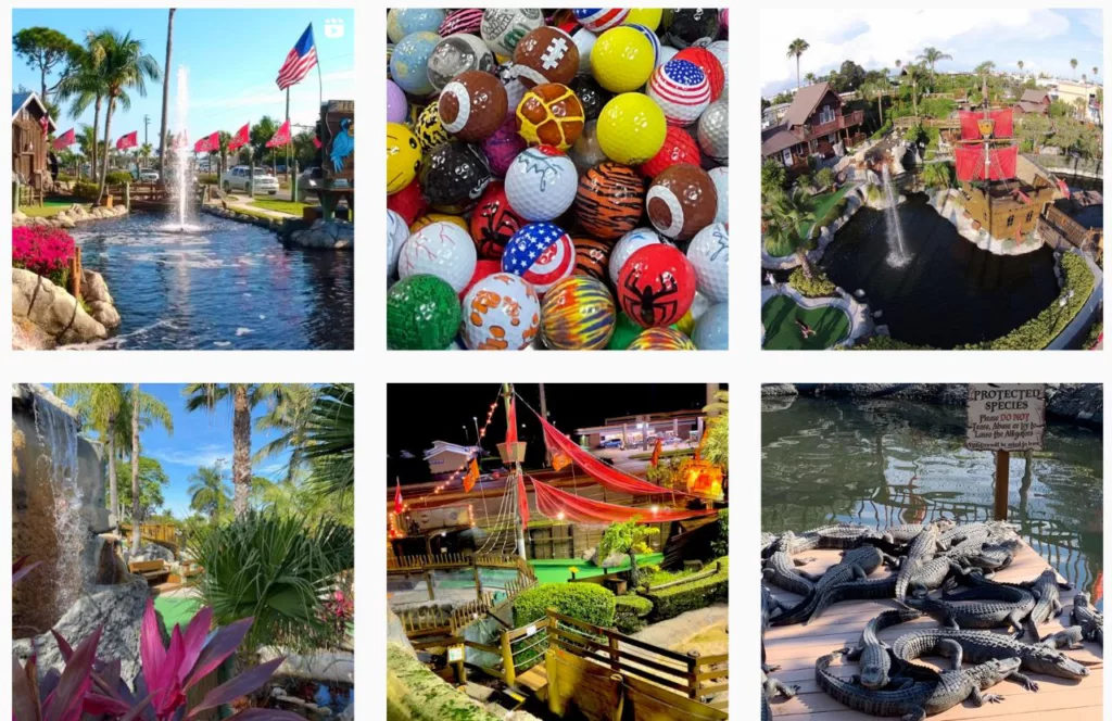 Smuggler’s Cove Adventure Golf Instagram Page. One of the best things to do in Treasure Island, Florida