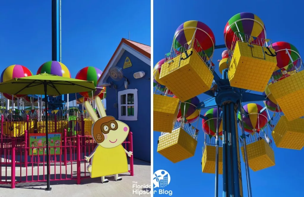 Peppa Pig Theme Park Florida Big Balloon Ride with Miss Rabbit
