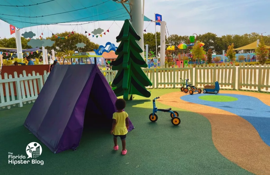 Peppa Pig Theme Park Florida Bike Play Area. Keep reading to find out everything you need to know about visiting Peppa Pig Theme Park. 