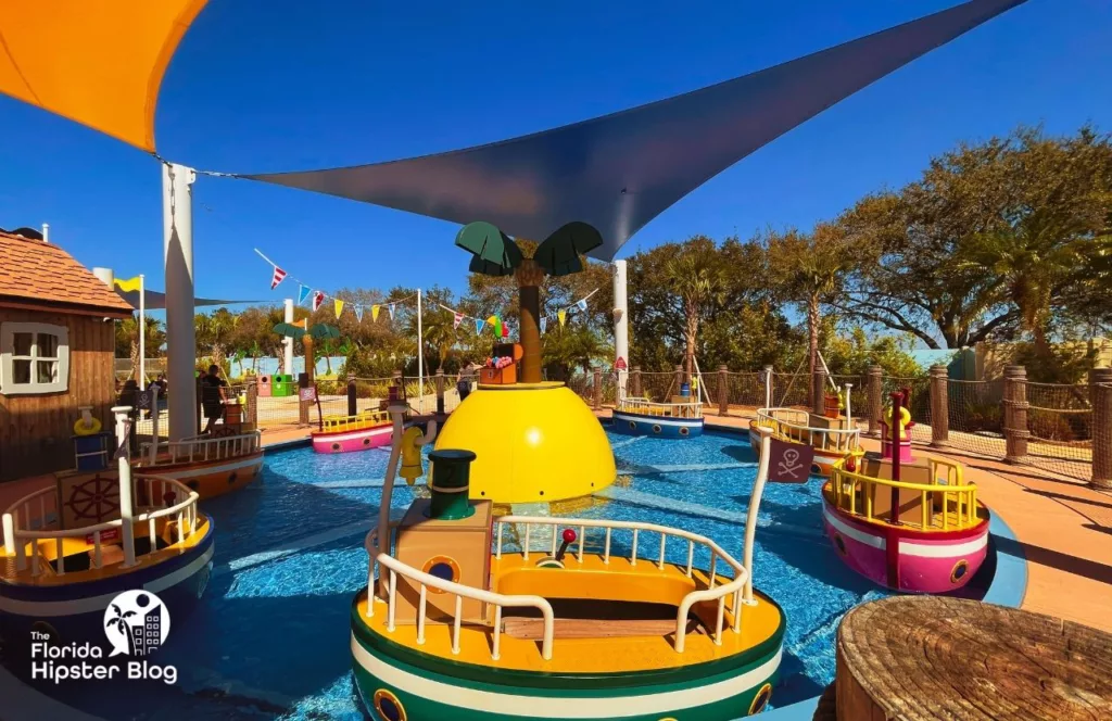 Grandad Dog's Pirate Boat Peppa Pig Theme Park Florida Boat Ride