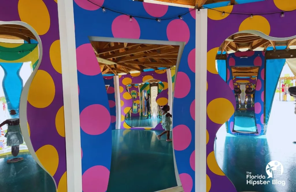 Peppa Pig Theme Park Florida Fun Mirrors in the Fun Fair. Keep reading to find out everything you need to know about visiting Peppa Pig Theme Park. 