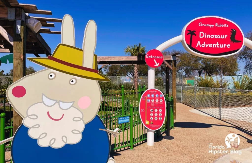 Peppa Pig Theme Park Florida Grampy Rabbit's Dinosaur Adventure. Keep reading to find out more tips on how to visit Peppa Pig Theme Park like a pro. 