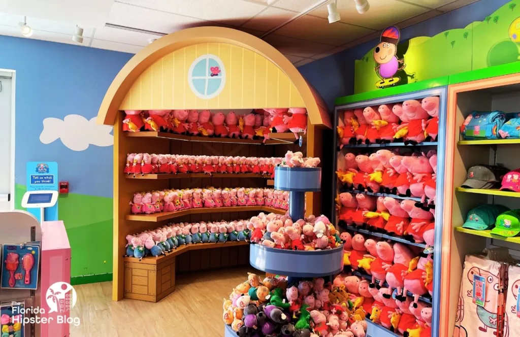 Peppa Pig Theme Park Florida Mr Fox Shop with Peppa Pig Merchandise. Keep reading to find out all you need to know about Peppa Pig Theme Park. 