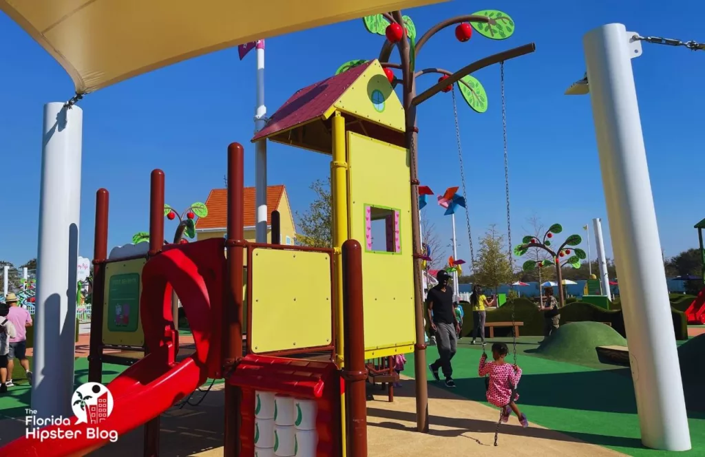 Peppa Pig Theme Park Florida Playground Area Grandma's Garden