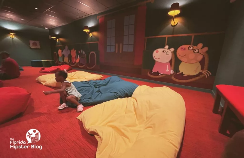 The Cinema at Peppa Pig Theme Park Florida Quiet Theater Area