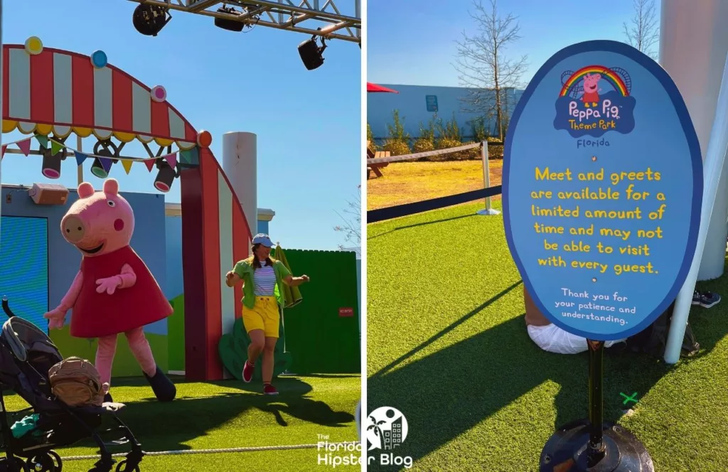 Peppa Pig Theme Park Florida Show and Character Meet and Greet Area. Keep reading to find out everything you need to know about visiting Peppa Pig Theme Park. 