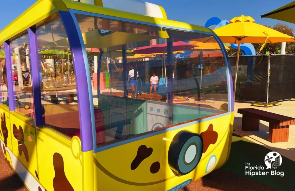 Peppa Pig Theme Park Florida yellow bus