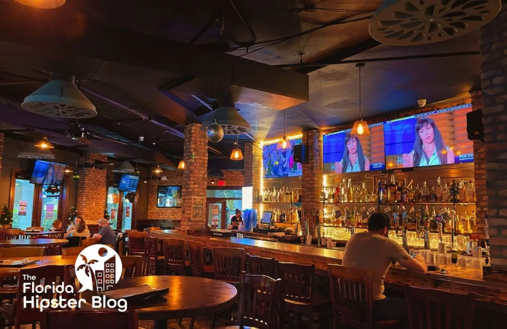 Bar and restaurant in Orlando, Florida with televisions all along the bar. Keep reading to find out more places to go when you're bored in Orlando. 