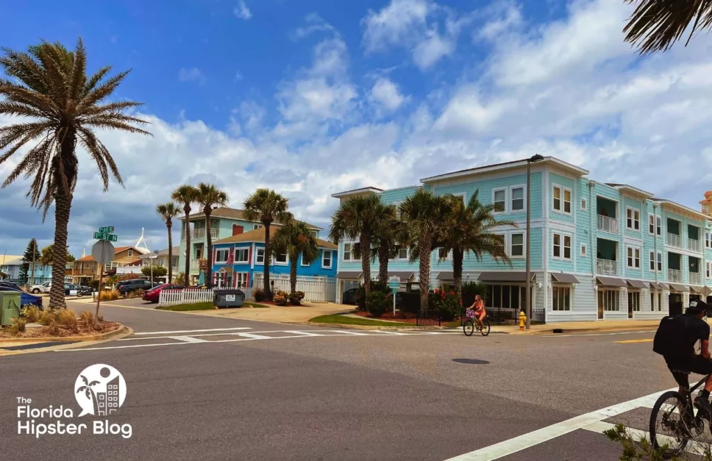 Apartment area of Jacksonville Beach. Keep reading to get the best beaches near Gainesville, Florida.