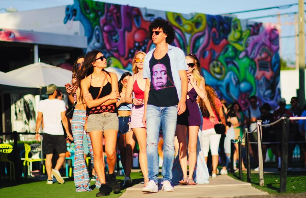 Art Basel in the Wynwood Design District in Miami, Florida. Keep reading to get the best beaches in florida for bachelorette party.