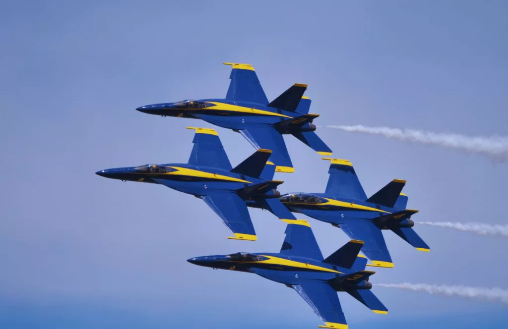 Blue Angels Airshow in Pensacola. Keep reading to get the best things to do in the Florida Panhandle