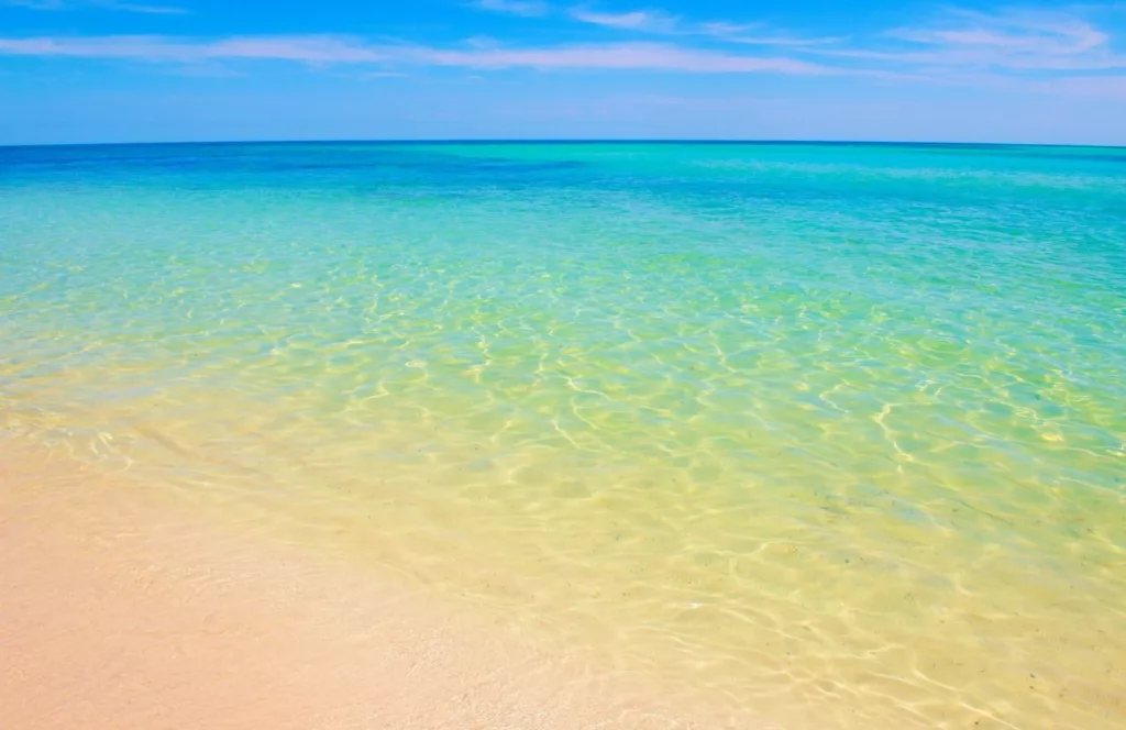 Caladesi Island blue emerald water. Keep reading to discover which west central Florida beaches are the best to visit. 