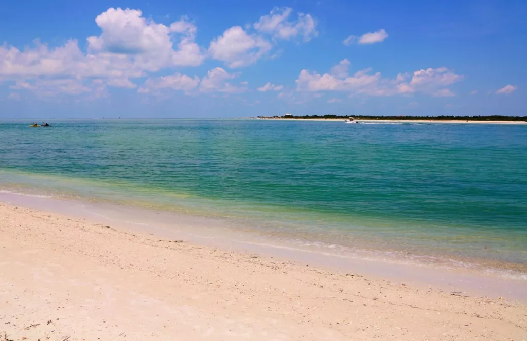 Caladesi Island water of gorgeous emerald green. Keep reading to learn more about which west central Florida beaches are the best. 