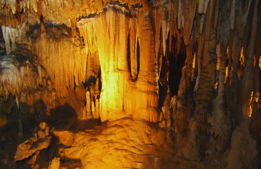Cave in Florida Cavern State Park in Marianna, Florida. Keep reading to get the best things to do in the Florida Panhandle