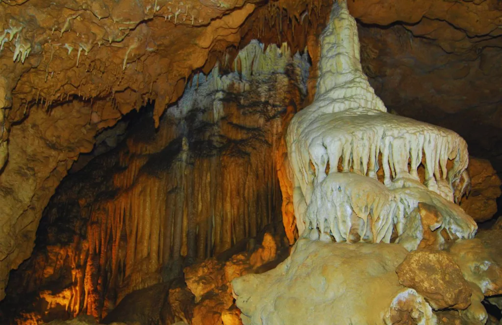 Cave in Florida Cavern State Park in Marianna, Florida. Keep reading to get the best things to do in the Florida Panhandle