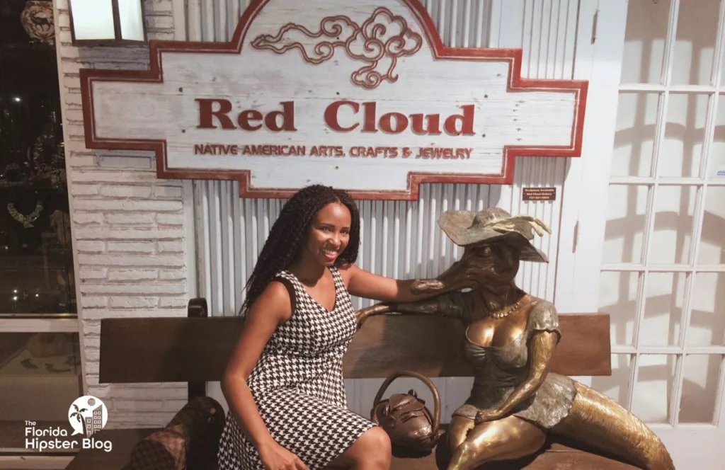 Downtown St Pete, Florida NikkyJ at the Red Cloud Native American Arts, Crafts and Jewelry