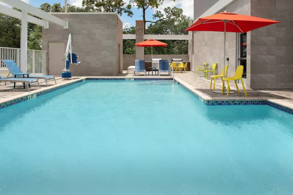 Home2Suites by Hilton Tampa Westshore Airport Pool. Keep reading to get the best hotels in Tampa, Florida.