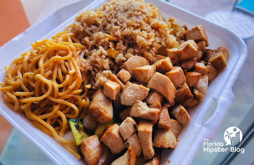 Sweet Sushi and Grill Chicken Hibachi with rice and noodles. Keep reading to find out the best places to go for sushi in Jacksonville.  