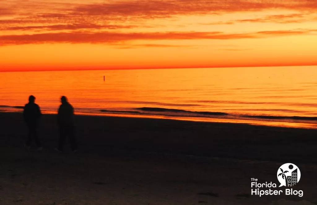 Sunset in Florida at the Don CeSar Resort. Keep reading to find out where to go to see the best Tampa sunset locations.