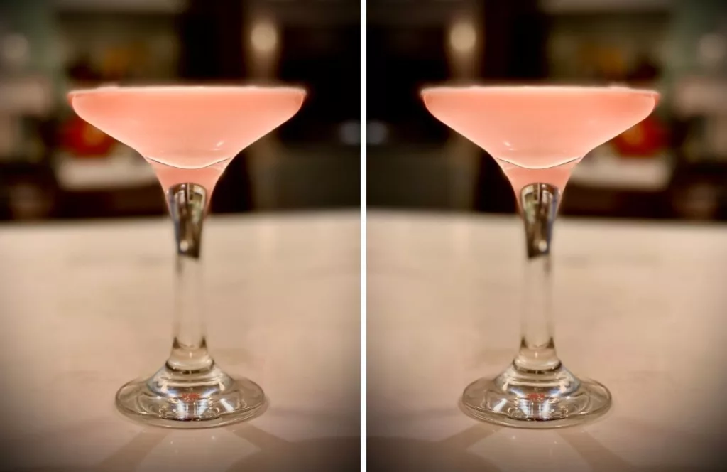 Pink cocktails on the table. Keep reading to learn more about the best hotels in Gainesville.