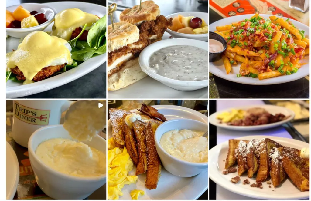Keep reading to get the best breakfast in Tampa. Trip's Diner Instagram Page