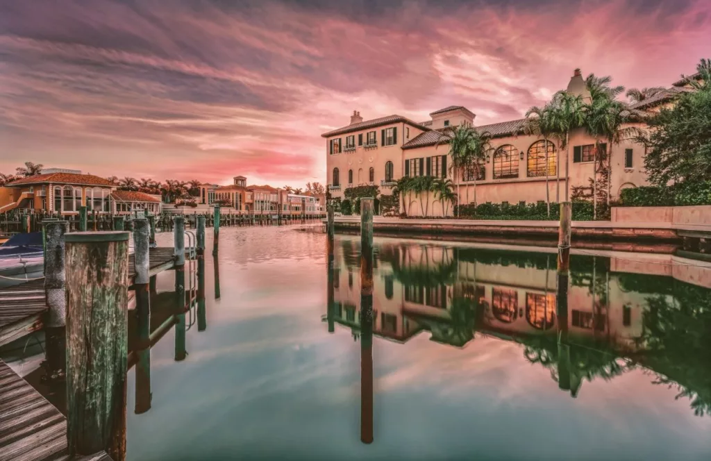 M Waterfront Grille water front view of the inlet bay. Keep reading to find out all you need to know about Naples brunch. 