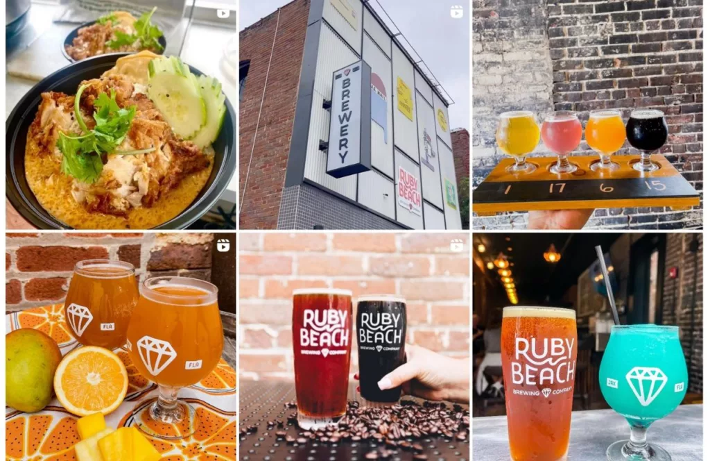 One of the best breweries in Jacksonville, Florida is Ruby Beach Brewing Instagram Page