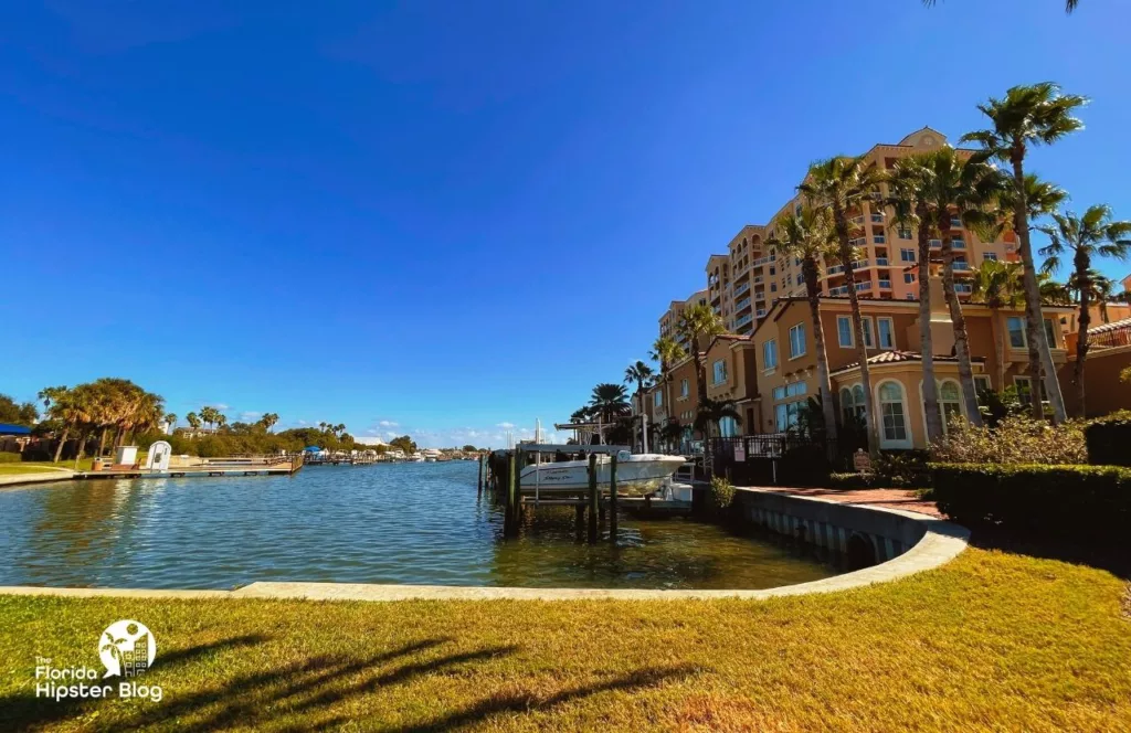 One of the best things to do in Clearwater Beach, Florida. Beautiful bay area with boats docked. Keep reading to get the best west central Florida beaches.