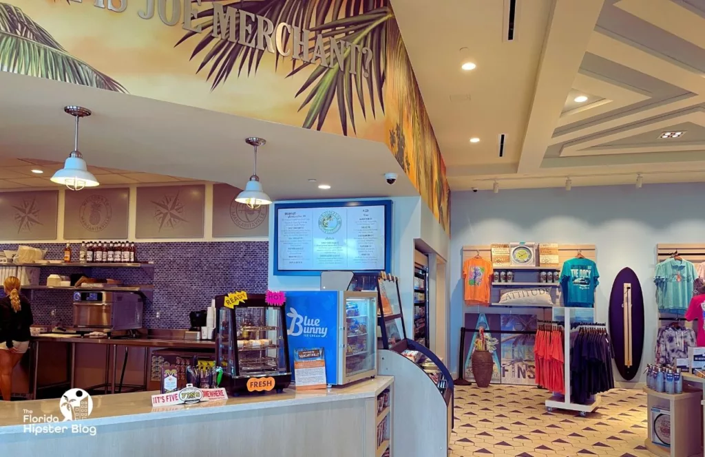 Margaritaville Beach Hotel Lobby. and Joe Merchant Gift Shop full of hot ready items, cold treats and souvenirs. Keep reading to learn more about Margaritaville Hotel Jacksonville Beach.