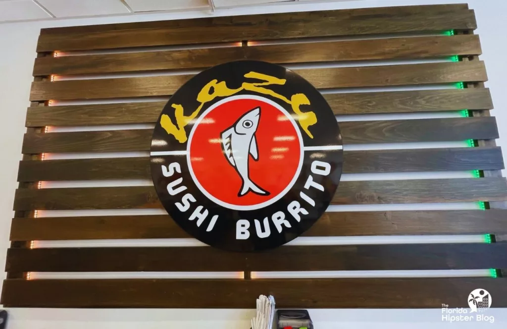 One of the best things to do in Jacksonville, Florida.Kazu Sushi Burrito logo. Keep reading for the best lunch in Jacksonville, Florida.